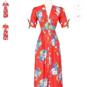 Trashy Diva Red Floral Maxi Dress